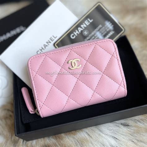 chanel zip coin purse and card holder|chanel coin purse price.